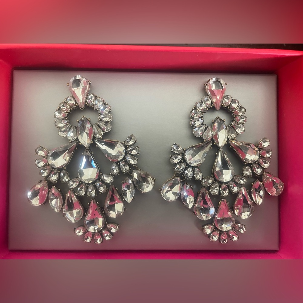 Baublebar Chandelier Rhinestone Earrings